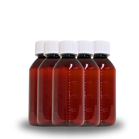 Premium Amber Methadone Bottles 200ml with CRC Cap