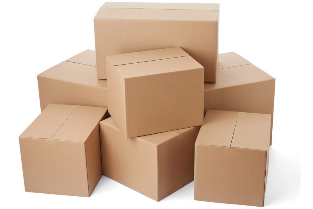 Corrugated Packing Box – Brown Shipping Carton for Moving, Courier & Storage