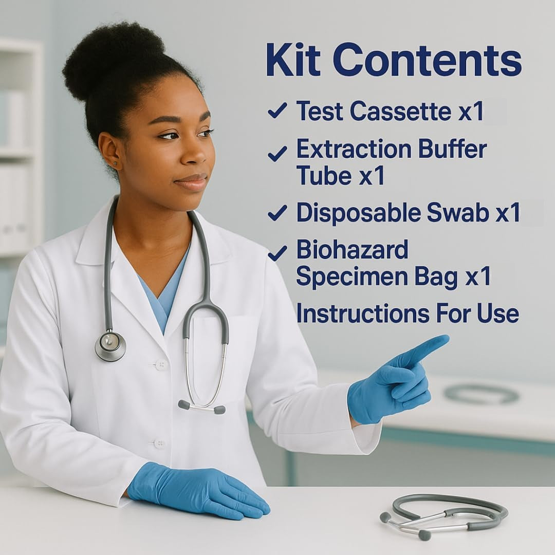 AHPC 4-in-1 COVID-19, RSV, Influenza A & B Antigen Test Kit – Single Test Pack
