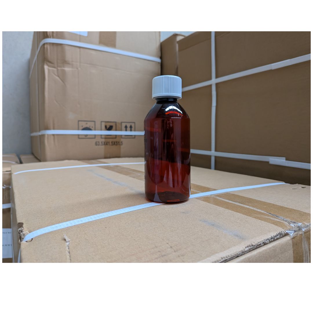 Premium Amber Methadone Bottles 200ml with CRC Cap