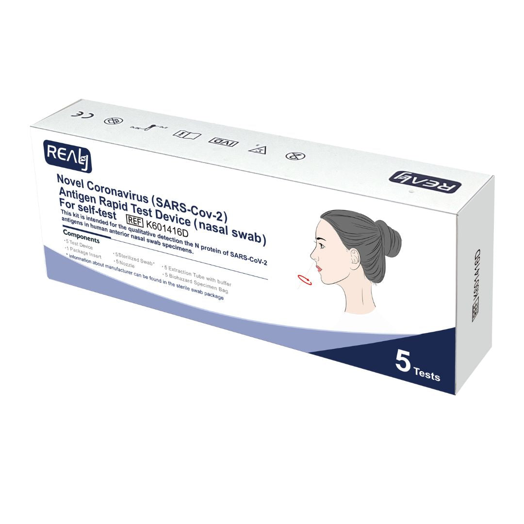 Novel Coronavirus Antigen Rapid Test Cassette Single Test (Swab) – 5 Test Pack