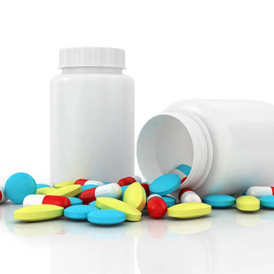 HDPE Tablet Bottle - White CRC 60ml