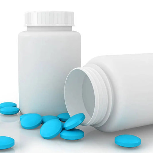 HDPE Tablet Bottle - White CRC 100ml