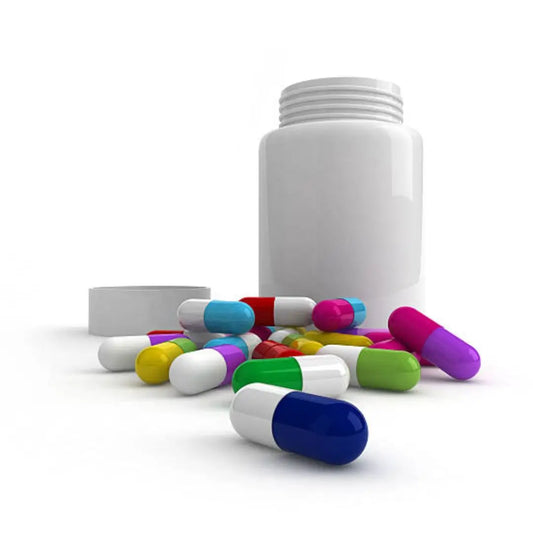 HDPE Tablet Bottle - White CRC, 150ml