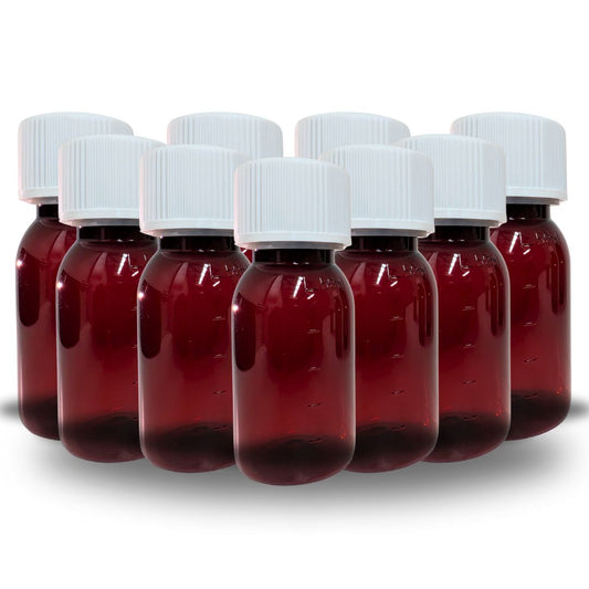 Premium Amber Methadone Empty Bottles 50ml with CRC Cap