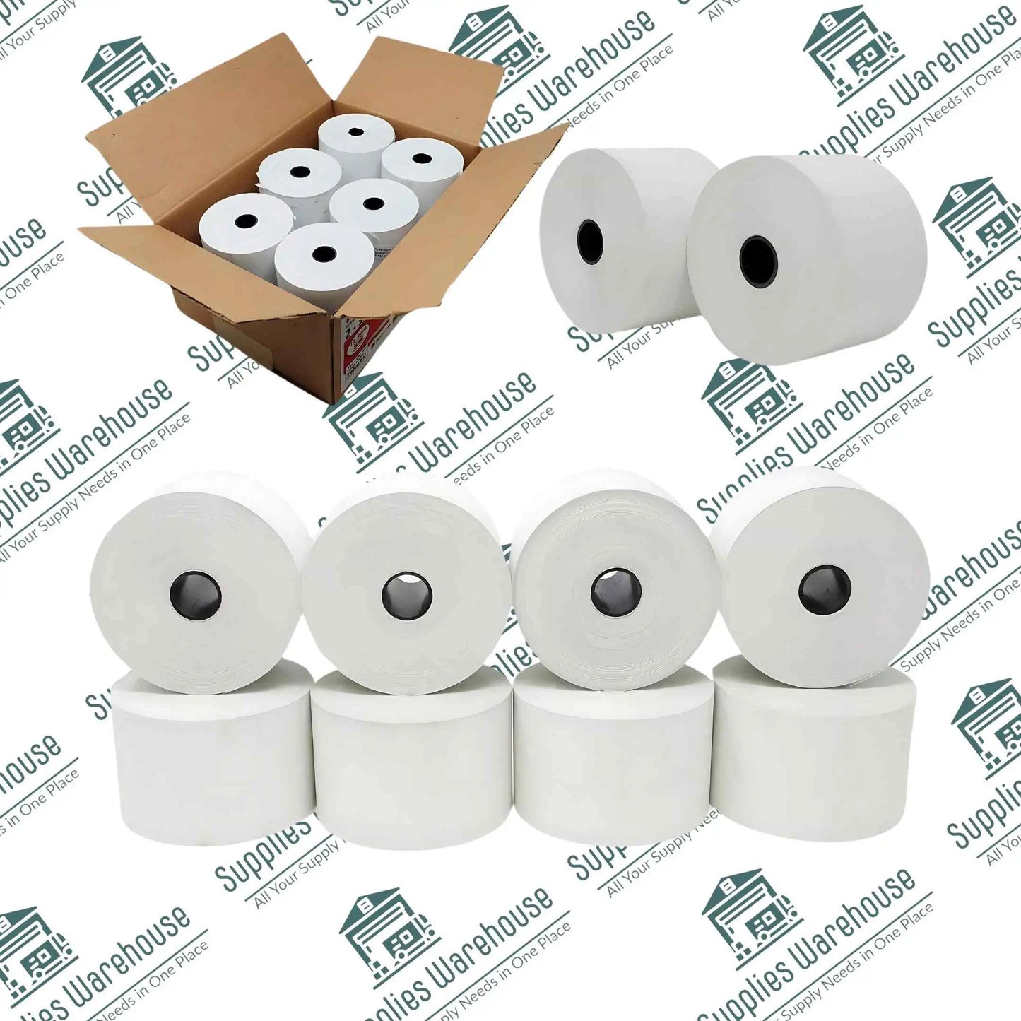 Cash Register & TILL Thermal Paper Rolls Size 80x80mm 70 gsm