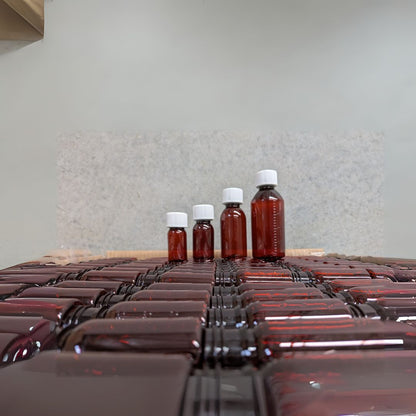 Premium Amber Methadone Bottles 50ml with CRC Cap