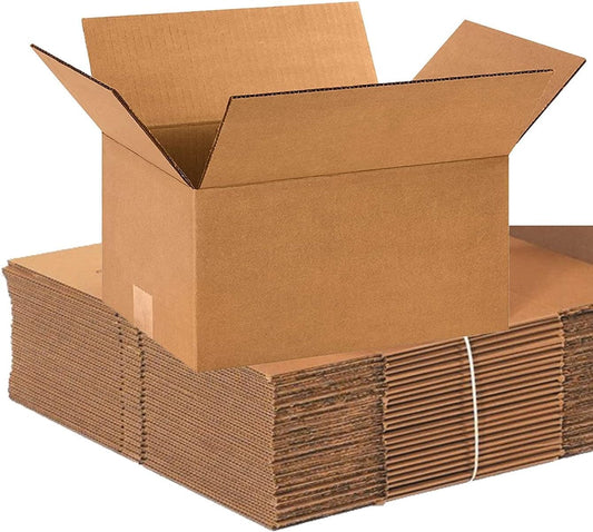 Corrugated Packing Box – Brown Shipping Carton for Moving, Courier & Storage
