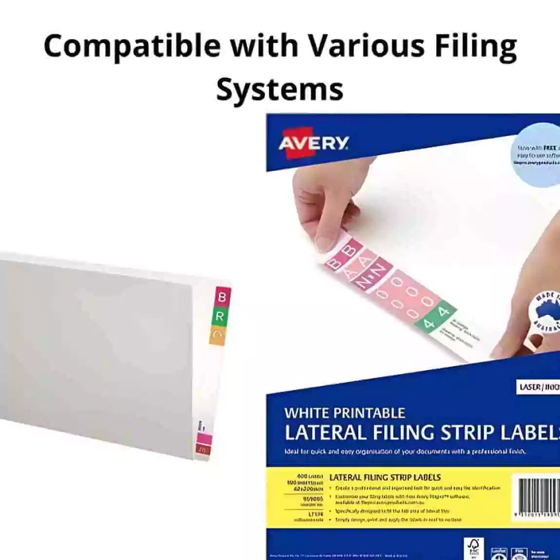 Avery Lateral Side Tab A-Z Starters