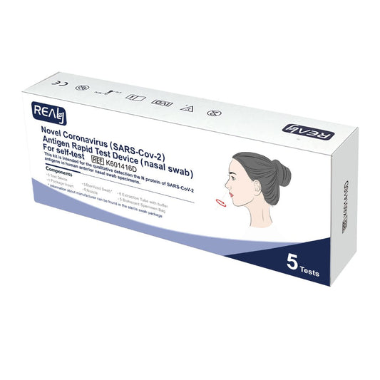 Novel Coronavirus Antigen Rapid Test Cassette Single Test (Swab) – 5 Test Pack