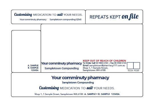 Pharmacy & Dispensary  Label Rolls (777Pharmacy)