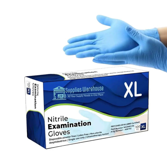 Premium Nitrile Exam Gloves – Powder-Free (Extra Large) | Best Price in Australia