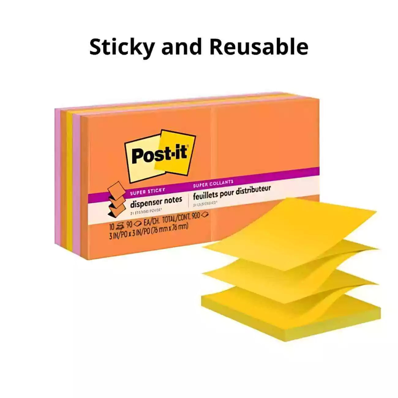 3M POST-IT POPUP NOTES R330-18AUCP ASSORTED 73x73