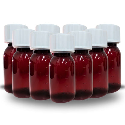 Premium Amber Methadone Bottles 50ml with CRC Cap