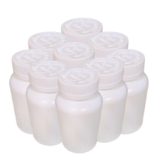 HDPE Tablet Bottle - White CRC 60ml