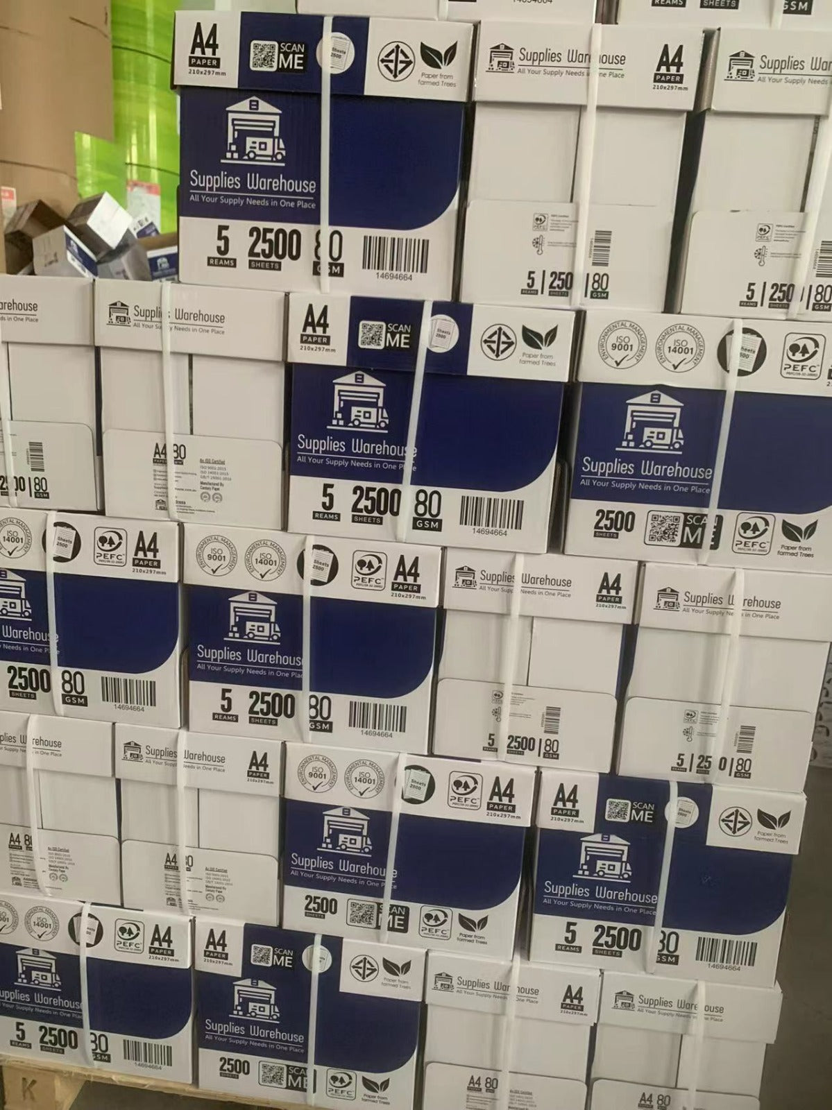 Premium A4 Copy Paper 80 GSM- 5 packs (2500 sheets)
